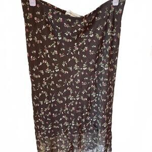 Y2K No Appt Necessary Vintage Purple Rose Floral Panel Dress